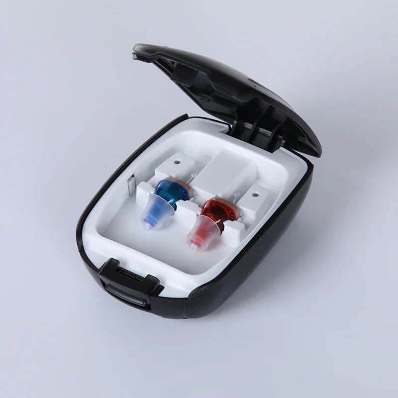 Hearing Aid Invisible In-ear Pair Of Rechargeable Sound Amplifier Accessories