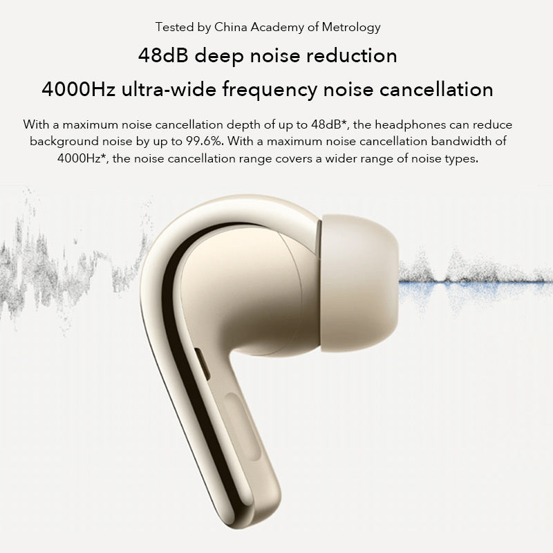 Wireless Bluetooth Earbuds with Active Noise Cancellation, In-Ear Sports Headphones with Mic & Motion Control