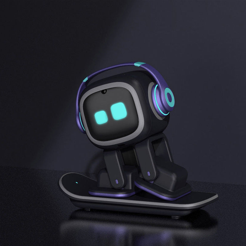 AI Robot Toy with Voice Recognition & Emotional Interaction, Smart Desktop Companion Pet for Kids, Bluetooth & App-Controlled Robot