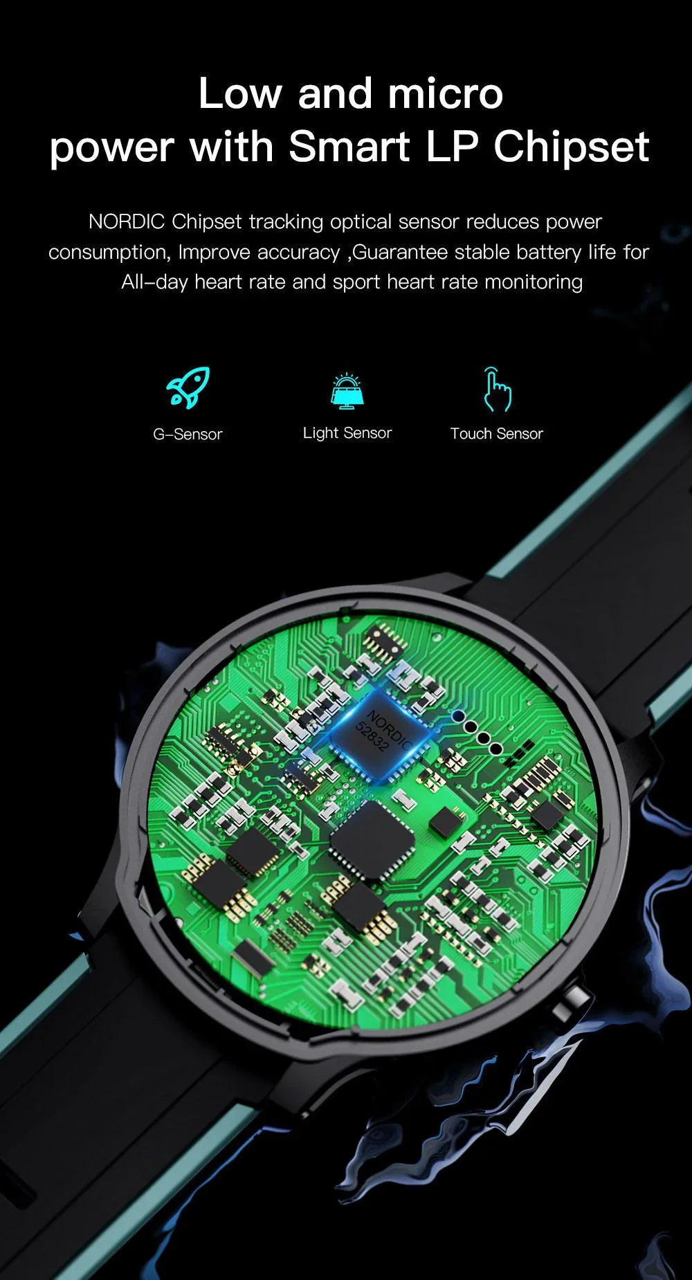 SN80 Smart Watch - Fitness Tracker with Heart Rate Monitor & Sleep Tracking