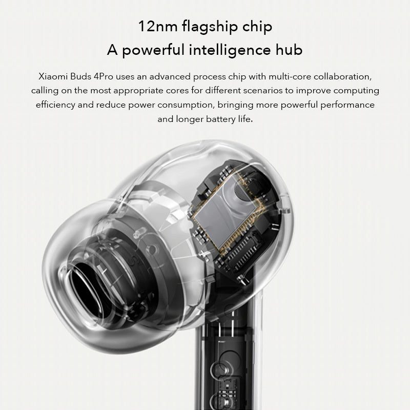 Wireless Bluetooth Earbuds with Active Noise Cancellation, In-Ear Sports Headphones with Mic & Motion Control