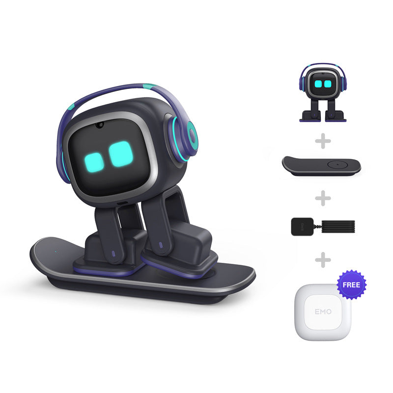 AI Robot Toy with Voice Recognition & Emotional Interaction, Smart Desktop Companion Pet for Kids, Bluetooth & App-Controlled Robot