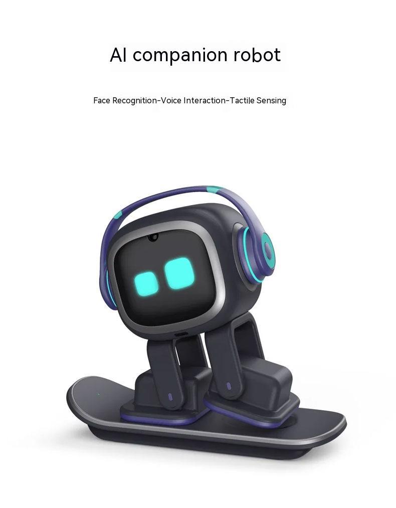 AI Robot Toy with Voice Recognition & Emotional Interaction, Smart Desktop Companion Pet for Kids, Bluetooth & App-Controlled Robot