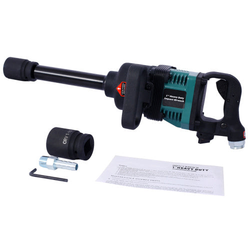 Industrial 1 Inch Air Wrench Pistol Long Handle Air Truck With 38mm And 41mm Sockets