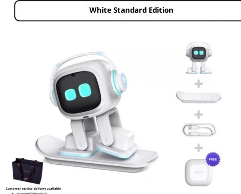AI Robot Toy with Voice Recognition & Emotional Interaction, Smart Desktop Companion Pet for Kids, Bluetooth & App-Controlled Robot